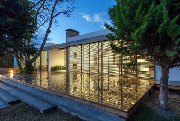 Modern architecture - hand in hand with nature