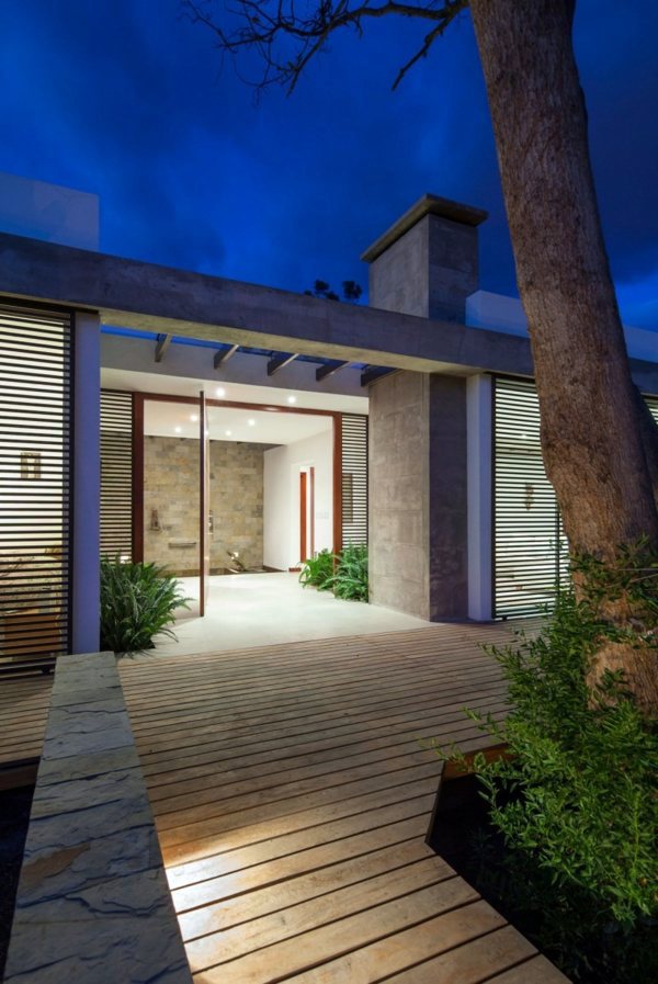 Modern architecture - hand in hand with nature
