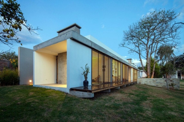 Modern architecture - hand in hand with nature