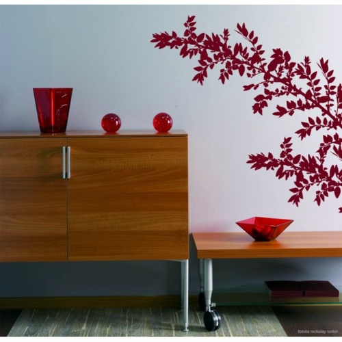 Wall Decoration with Wall Decal - 70 beautiful ideas and designs