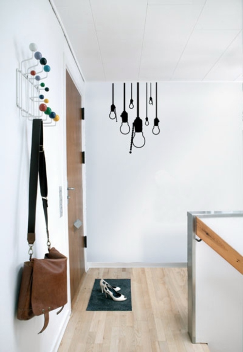 Wall Decoration with Wall Decal - 70 beautiful ideas and designs