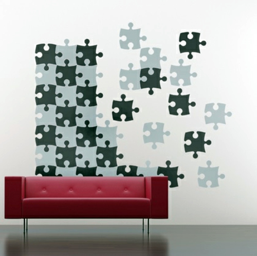 Wall Decoration with Wall Decal - 70 beautiful ideas and designs