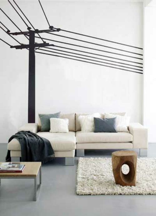 Wall Decoration with Wall Decal - 70 beautiful ideas and designs Wall Decoration with Wall Decal - 70 beautiful ideas and designs