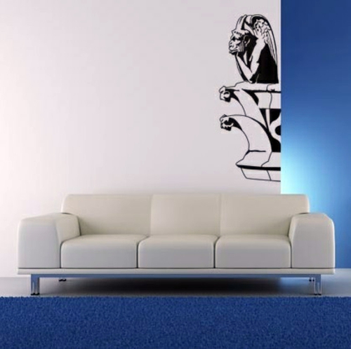 Wall Decoration with Wall Decal - 70 beautiful ideas and designs