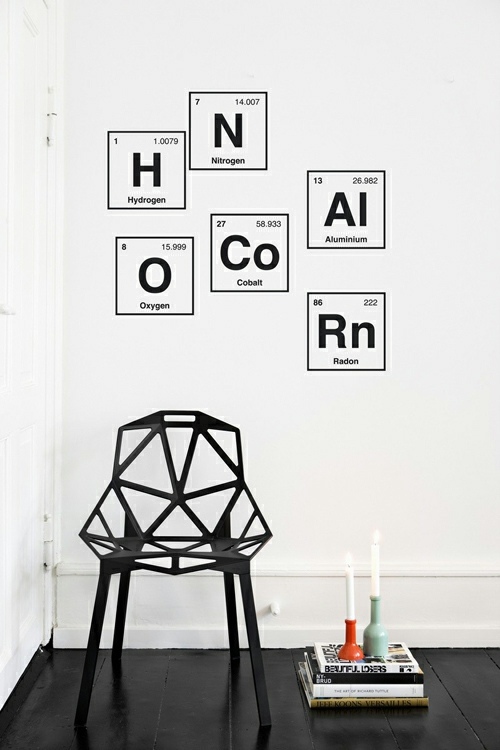 Wall Decoration with Wall Decal - 70 beautiful ideas and designs