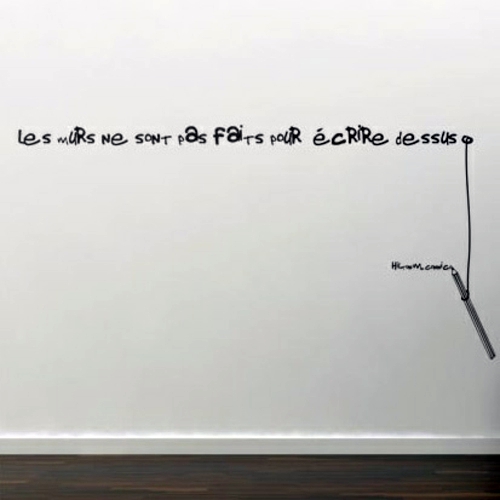 Wall Decoration with Wall Decal - 70 beautiful ideas and designs