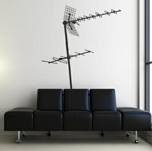 Wall Decoration with Wall Decal - 70 beautiful ideas and designs