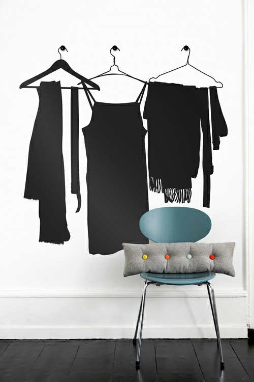 Wall Decoration with Wall Decal - 70 beautiful ideas and designs
