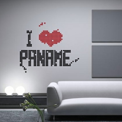 Wall Decoration with Wall Decal - 70 beautiful ideas and designs