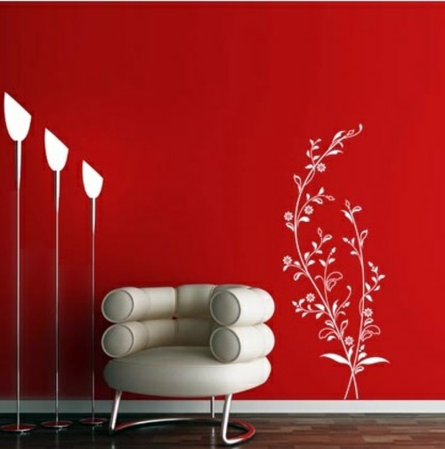 Wall Decoration with Wall Decal - 70 beautiful ideas and designs