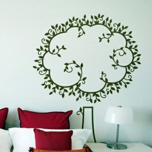 Wall Decoration with Wall Decal - 70 beautiful ideas and designs