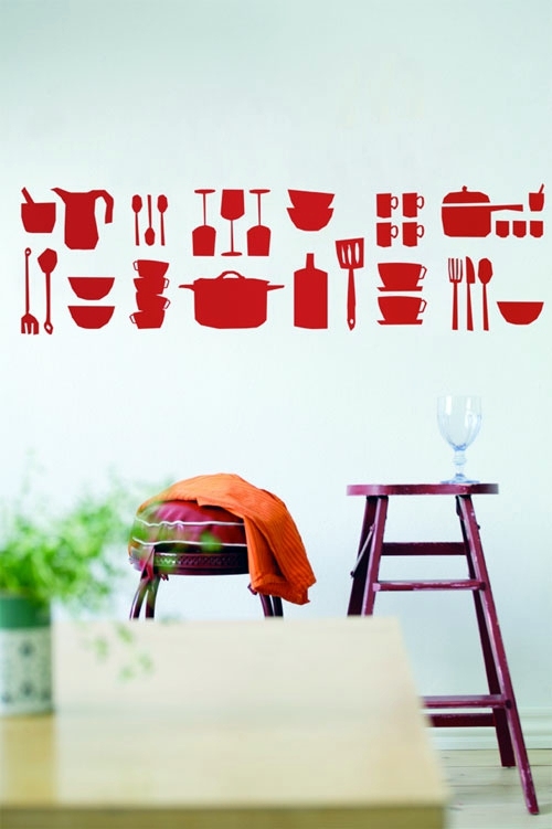 Wall Decoration with Wall Decal - 70 beautiful ideas and designs