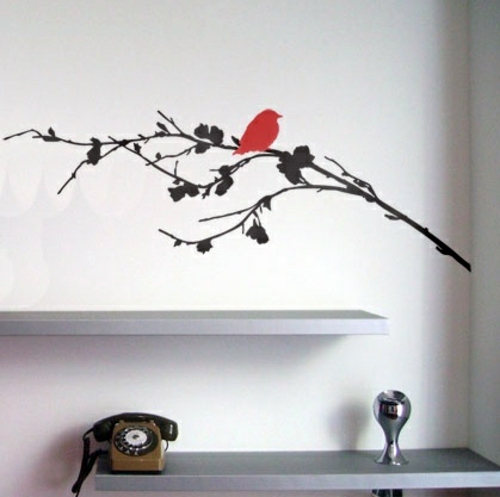 Wall Decoration with Wall Decal - 70 beautiful ideas and designs