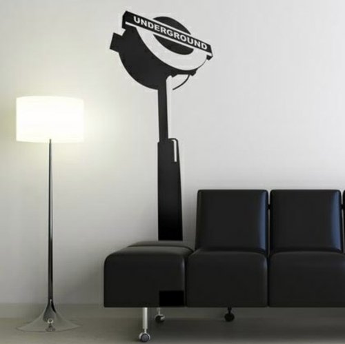 Wall Decoration with Wall Decal - 70 beautiful ideas and designs