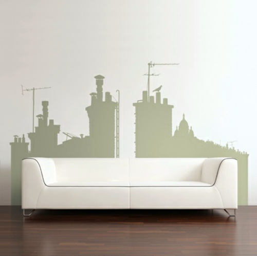 Wall Decoration with Wall Decal - 70 beautiful ideas and designs