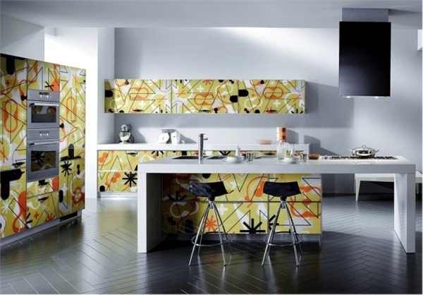 Wonderful modern kitchens furniture made of glass by Scavolini Wonderful modern kitchens furniture made of glass by Scavolini
