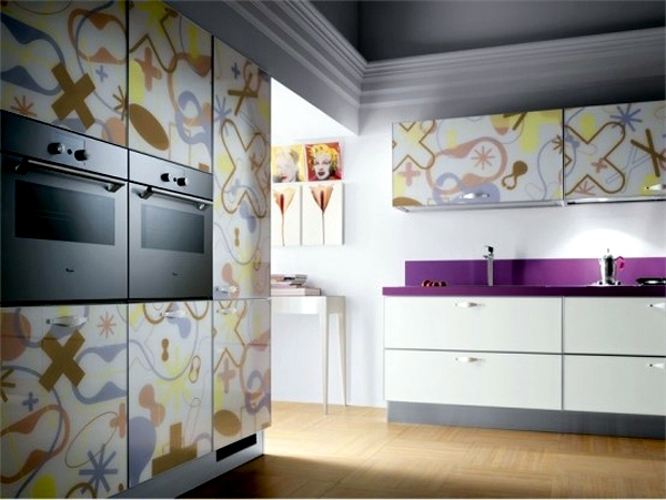Wonderful modern kitchens furniture made of glass by Scavolini Wonderful modern kitchens furniture made of glass by Scavolini