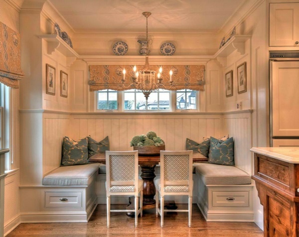 Make Cozy dining area - dining table with chairs in the kitchen