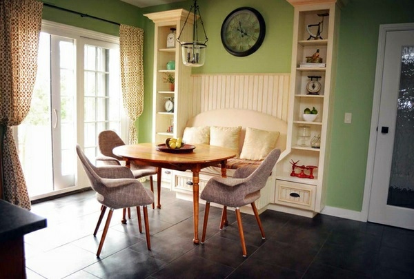 Make Cozy dining area - dining table with chairs in the kitchen