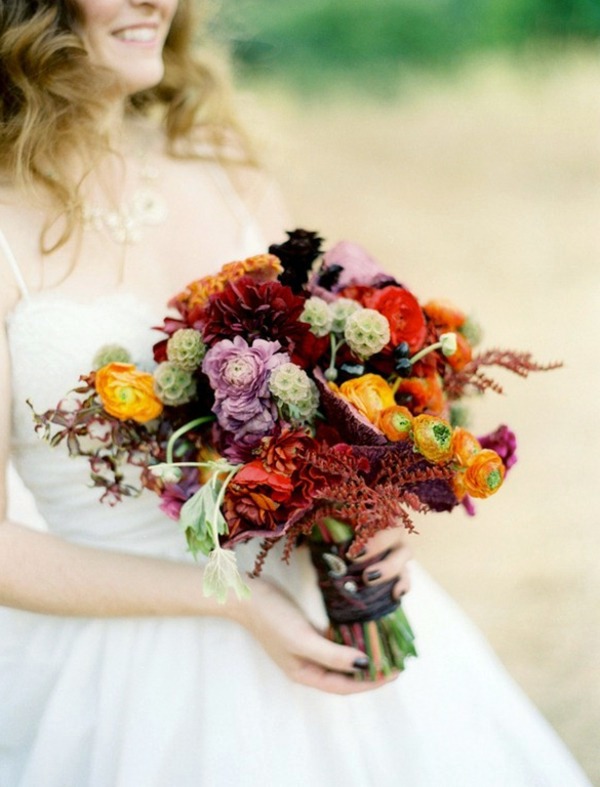 Hochzeitsdeko - Amazing bridal bouquet ideas in autumn