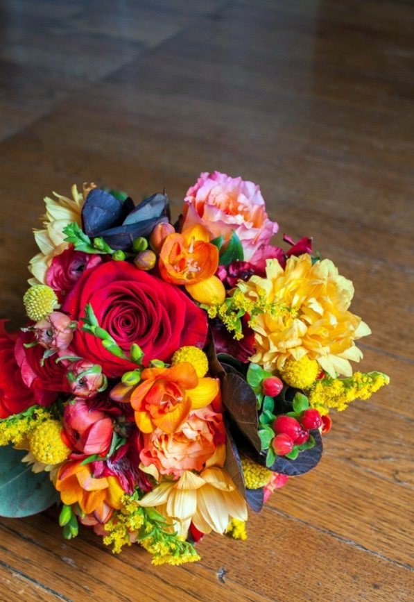 Amazing bridal bouquet ideas in autumn