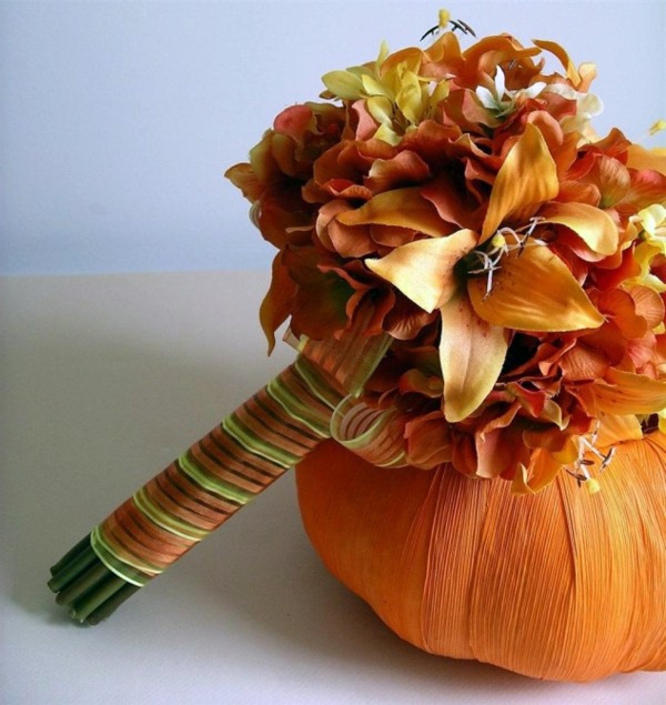 Amazing bridal bouquet ideas in autumn