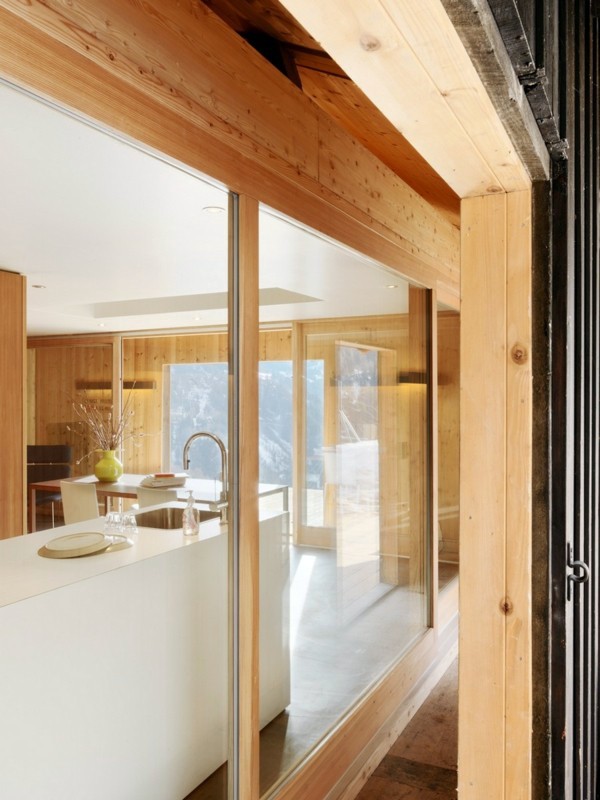 Elegant mountain hut in Switzerland