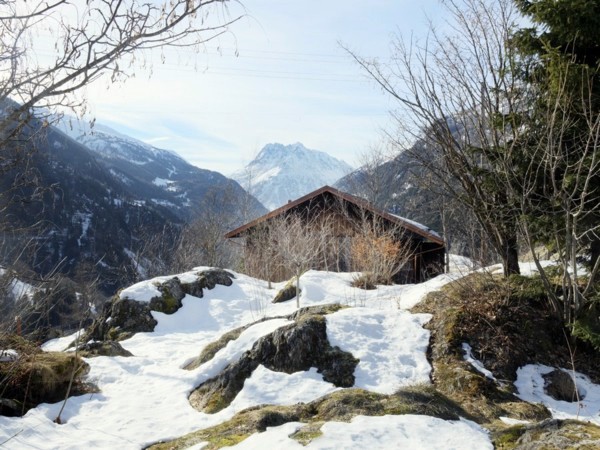 Elegant mountain hut in Switzerland