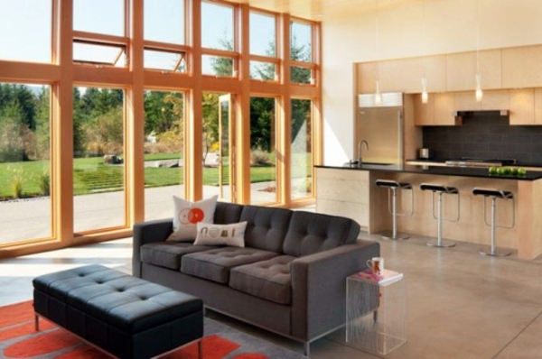 Modern architecture in the prairie - Architect house with sustainable design