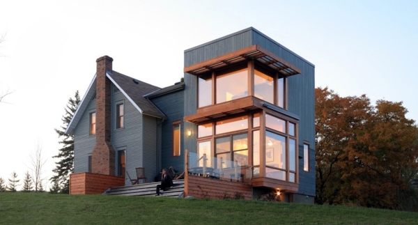 Modern architecture in the prairie - Architect house with sustainable design