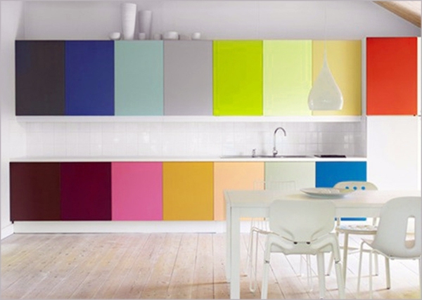 Wall design for kitchen - furnishing solutions for every taste