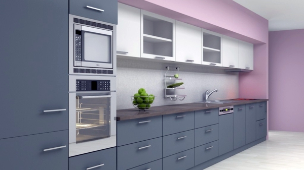 Wall design for kitchen - furnishing solutions for every taste