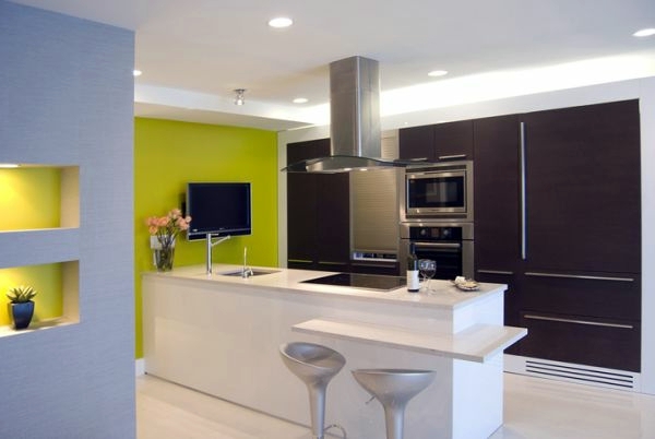 Wall design for kitchen - furnishing solutions for every taste