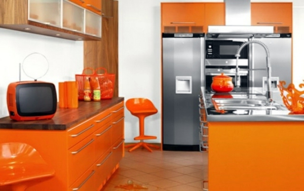 Wall design for kitchen - furnishing solutions for every taste