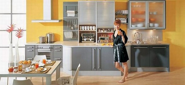Wall design for kitchen - furnishing solutions for every taste