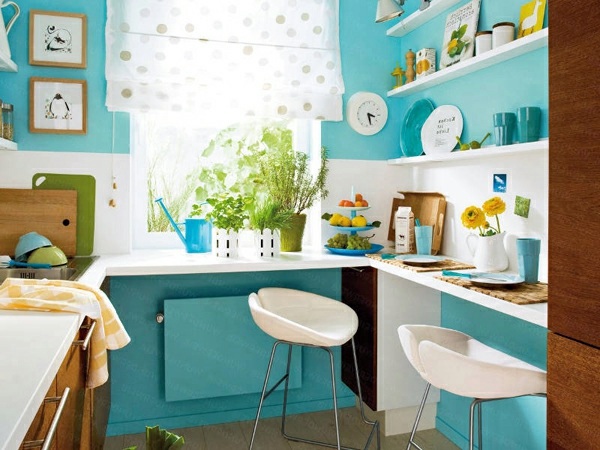 Wall design for kitchen - furnishing solutions for every taste