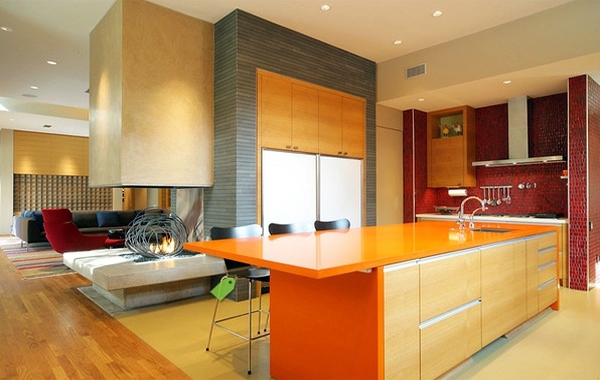 Wall design for kitchen - furnishing solutions for every taste