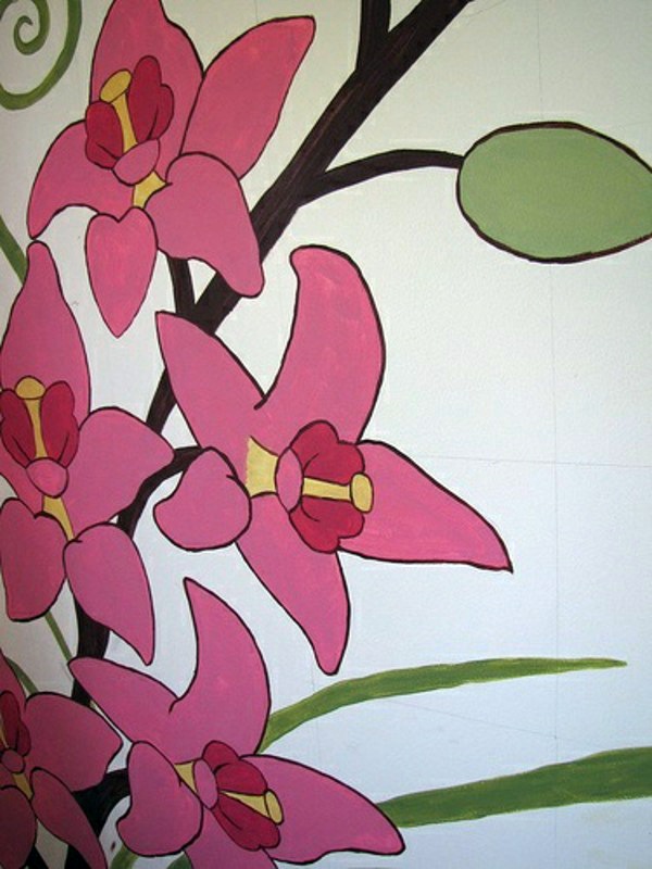 Featured image of post Simple Wall Painting Flower Designs Download for free flowers designs 1360804 download othes simple flower stencil designs for free
