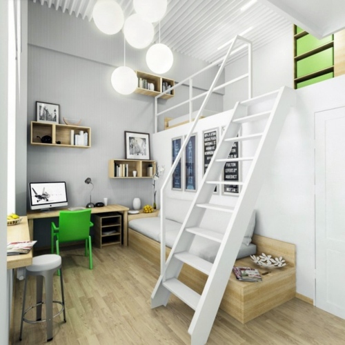 50 trendy interior design ideas for youth rooms - Think colorful and creative!