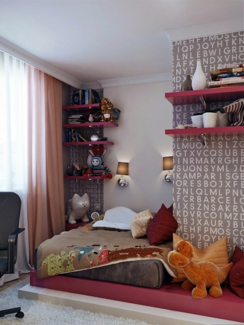 50 trendy interior design ideas for youth rooms - Think colorful and creative!