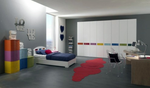 50 trendy interior design ideas for youth rooms - Think colorful and creative!