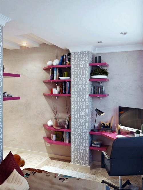 50 trendy interior design ideas for youth rooms - Think colorful and creative!