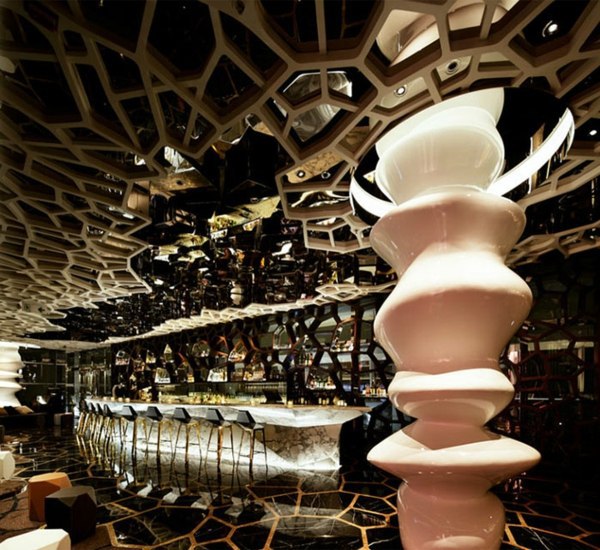 67 images for 20 of the best bar and restaurant design realizations