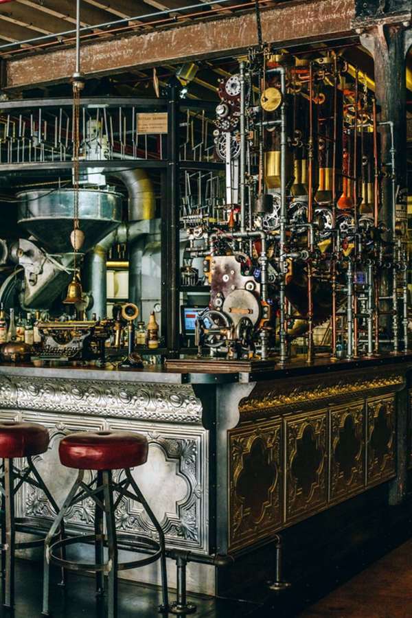 67 images for 20 of the best bar and restaurant design realizations