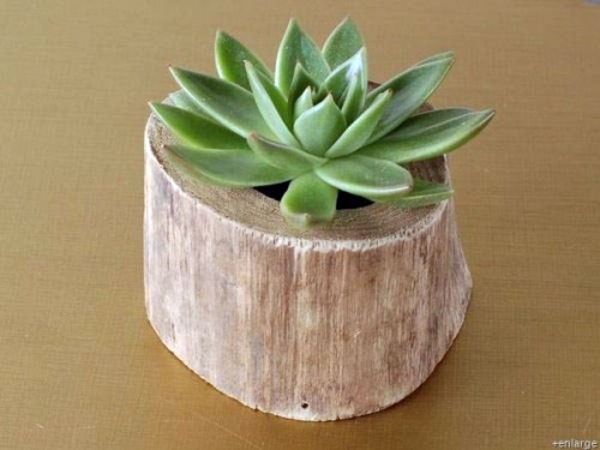 21 cool decoration ideas - tree stump vases make yourself 21 cool decoration ideas - tree stump vases make yourself