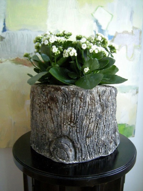 21 cool decoration ideas - tree stump vases make yourself 21 cool decoration ideas - tree stump vases make yourself