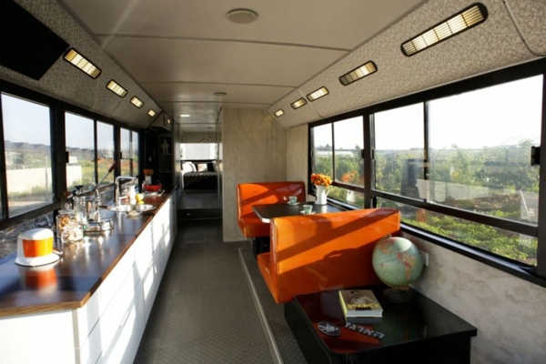 A beautiful modern house in Sharon, Israel, mastered from a discarded old bus A beautiful modern house in Sharon, Israel, mastered from a discarded old bus