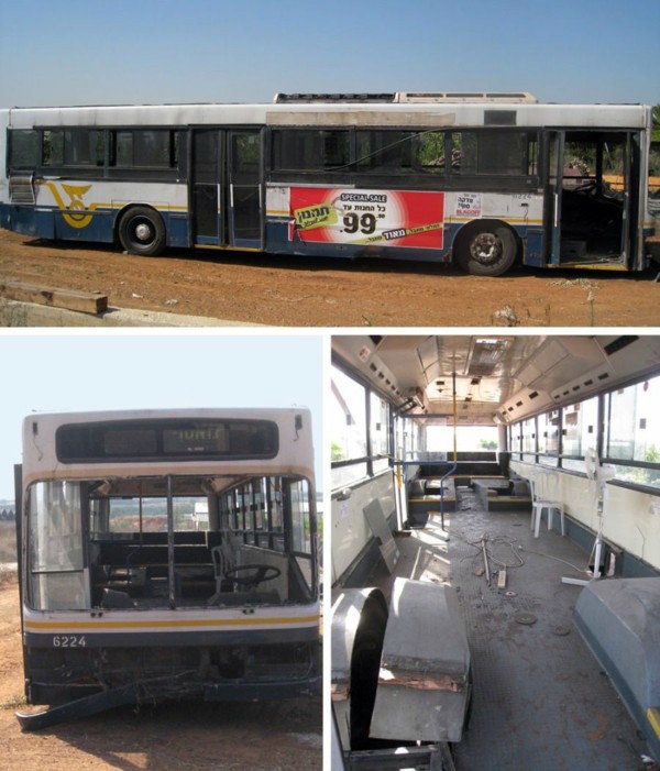 A beautiful modern house in Sharon, Israel, mastered from a discarded old bus A beautiful modern house in Sharon, Israel, mastered from a discarded old bus