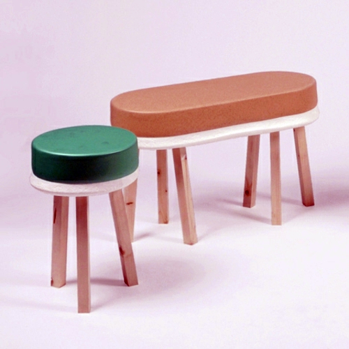 Designer furniture collection - geometry and color in harmonious connection