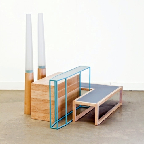 Designer furniture collection - geometry and color in harmonious connection